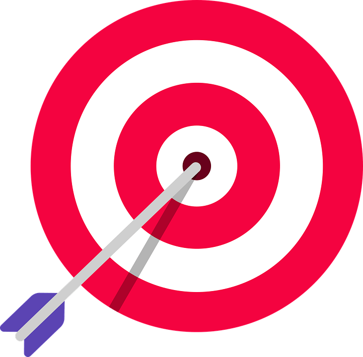 circle dartboard one arrow